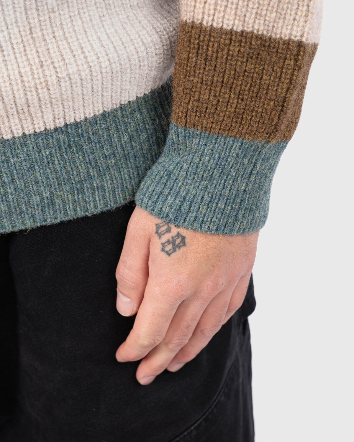 Beams+ Crew Multi Stripe 5G | 3815014304890 | AFEW STORE